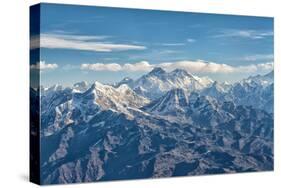 Mount Everest in Mahalangur, Nepal-Ivan Batinic-Stretched Canvas