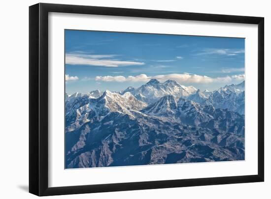 Mount Everest in Mahalangur, Nepal-Ivan Batinic-Framed Premium Photographic Print