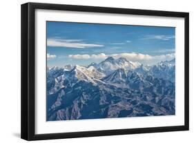 Mount Everest in Mahalangur, Nepal-Ivan Batinic-Framed Premium Photographic Print