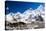 Mount Everest Mountains Landscape-blas-Stretched Canvas
