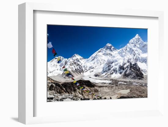 Mount Everest Mountains Landscape-blas-Framed Photographic Print