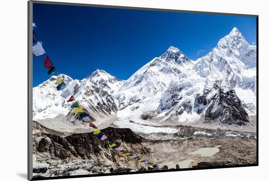 Mount Everest Mountains Landscape-blas-Mounted Photographic Print