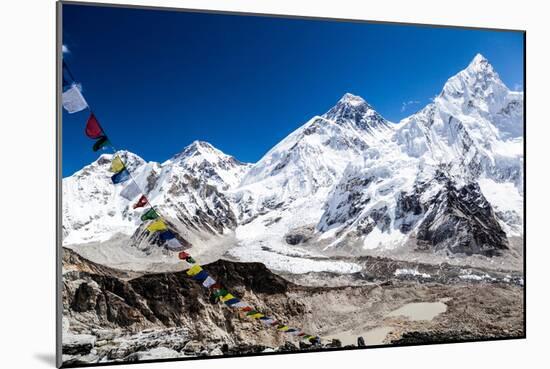 Mount Everest Mountains Landscape-blas-Mounted Photographic Print