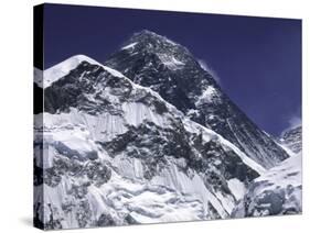 Mount Everest, Nepal-Michael Brown-Stretched Canvas