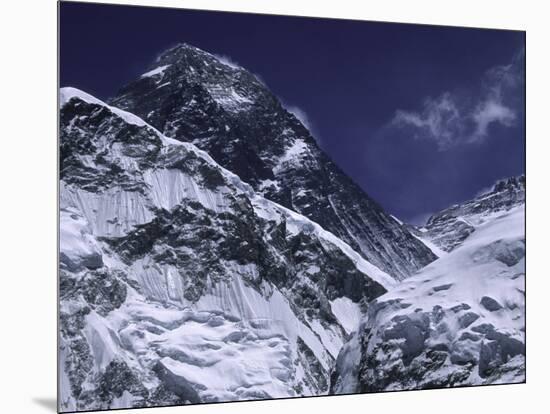 Mount Everest, Nepal-Michael Brown-Mounted Premium Photographic Print