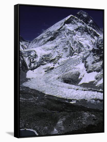 Mount Everest, Nepal-Michael Brown-Framed Stretched Canvas