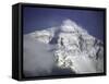 Mount Everest Northside, Tibet-Michael Brown-Framed Stretched Canvas