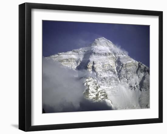 Mount Everest Northside, Tibet-Michael Brown-Framed Premium Photographic Print