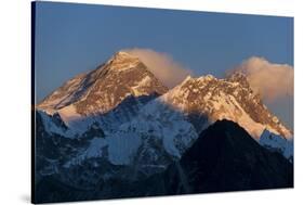Mount Everest, Nuptse and Lhotse, seen here from Gokyo Ri, Khumbu Region, Nepal, Himalayas, Asia-Alex Treadway-Stretched Canvas