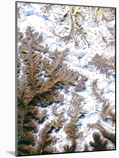 Mount Everest, Satellite Image-PLANETOBSERVER-Mounted Photographic Print