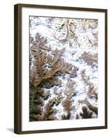 Mount Everest, Satellite Image-PLANETOBSERVER-Framed Photographic Print