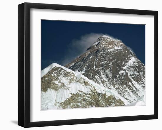 Mount Everest, UNESCO World Heritage Site, Nepal-Nigel Callow-Framed Photographic Print