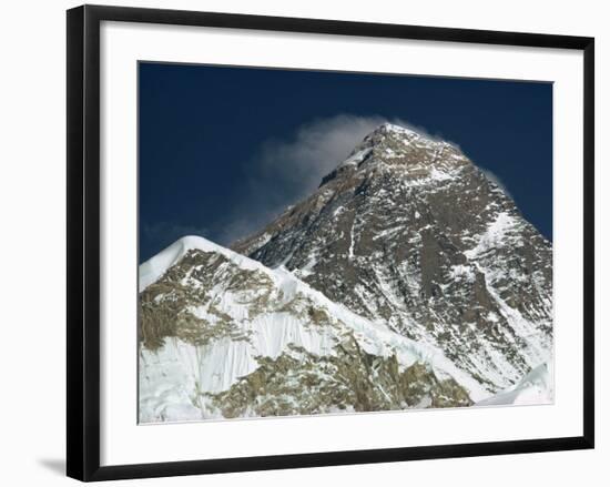 Mount Everest, UNESCO World Heritage Site, Nepal-Nigel Callow-Framed Photographic Print