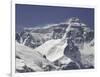 Mount Everest with Plumes, Tibet-Michael Brown-Framed Premium Photographic Print