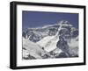 Mount Everest with Plumes, Tibet-Michael Brown-Framed Photographic Print