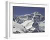 Mount Everest with Plumes, Tibet-Michael Brown-Framed Photographic Print