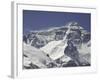 Mount Everest with Plumes, Tibet-Michael Brown-Framed Photographic Print