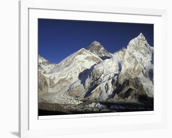 Mount Everest-AdventureArt-Framed Photographic Print