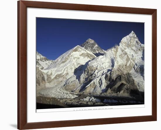 Mount Everest-AdventureArt-Framed Photographic Print