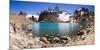 Mount Fitz Roy (Cerro Chalten) Rising from Lago De Los Tres (Laguna De Los Tres), Argentina-Matthew Williams-Ellis-Mounted Photographic Print