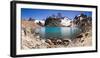 Mount Fitz Roy (Cerro Chalten) Rising from Lago De Los Tres (Laguna De Los Tres), Argentina-Matthew Williams-Ellis-Framed Photographic Print