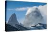 Mount Fitzroy, UNESCO World Heritage Site El Chalten, Argentina, South America-Michael Runkel-Stretched Canvas