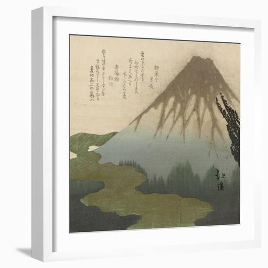 Mount Fuji, 1890-1900-Toyota Hokkei-Framed Giclee Print