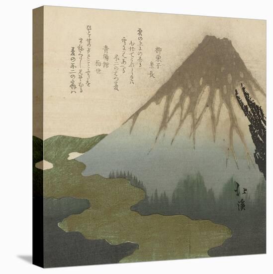 Mount Fuji, 1890-1900-Toyota Hokkei-Stretched Canvas