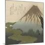 Mount Fuji, 1890-1900-Toyota Hokkei-Mounted Giclee Print