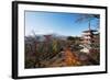 Mount Fuji 3776M and Arakura Sengen Jinja Shinto Shrine, Honshu, Japan, Asia-Christian Kober-Framed Photographic Print