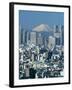 Mount Fuji and City Skyline, Tokyo, Honshu, Japan-null-Framed Premium Photographic Print