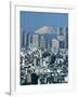 Mount Fuji and City Skyline, Tokyo, Honshu, Japan-null-Framed Photographic Print