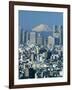 Mount Fuji and City Skyline, Tokyo, Honshu, Japan-null-Framed Photographic Print