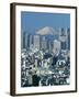 Mount Fuji and City Skyline, Tokyo, Honshu, Japan-null-Framed Photographic Print