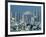 Mount Fuji and City Skyline, Tokyo, Honshu, Japan-null-Framed Photographic Print