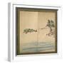 Mount Fuji and Enoshima, Edo Period, C.1825-Katsushika Hokusai-Framed Giclee Print