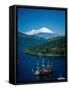 Mount Fuji and Lake Ashi, Hakone, Honshu, Japan-Steve Vidler-Framed Stretched Canvas