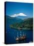 Mount Fuji and Lake Ashi, Hakone, Honshu, Japan-Steve Vidler-Stretched Canvas