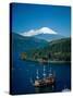 Mount Fuji and Lake Ashi, Hakone, Honshu, Japan-Steve Vidler-Stretched Canvas