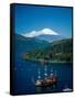 Mount Fuji and Lake Ashi, Hakone, Honshu, Japan-Steve Vidler-Framed Stretched Canvas