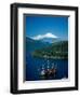 Mount Fuji and Lake Ashi, Hakone, Honshu, Japan-Steve Vidler-Framed Photographic Print