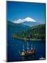 Mount Fuji and Lake Ashi, Hakone, Honshu, Japan-Steve Vidler-Mounted Photographic Print