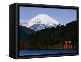 Mount Fuji and Lake Ashi-null-Framed Stretched Canvas
