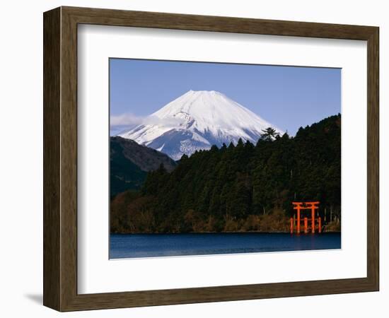 Mount Fuji and Lake Ashi-null-Framed Photographic Print