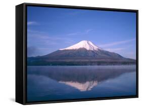 Mount Fuji and Lake Yamanaka, Honshu, Japan-null-Framed Stretched Canvas