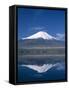 Mount Fuji and Lake Yamanaka, Honshu, Japan-null-Framed Stretched Canvas