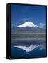 Mount Fuji and Lake Yamanaka, Honshu, Japan-null-Framed Stretched Canvas