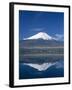 Mount Fuji and Lake Yamanaka, Honshu, Japan-null-Framed Premium Photographic Print