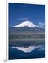 Mount Fuji and Lake Yamanaka, Honshu, Japan-null-Framed Photographic Print