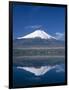 Mount Fuji and Lake Yamanaka, Honshu, Japan-null-Framed Photographic Print